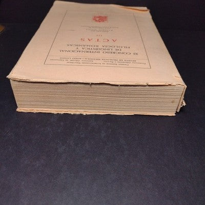XI Congreso Internacional de Linguistica y Filología Romanicas Actas III - 1968