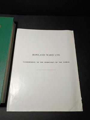 1962 Rowland Ward's Records of Big Game Africa Illustrated
