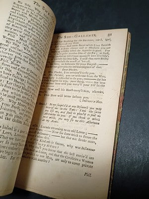 The She-Gallants: A Comedy 1724 London Tooke And Motte Exlibris