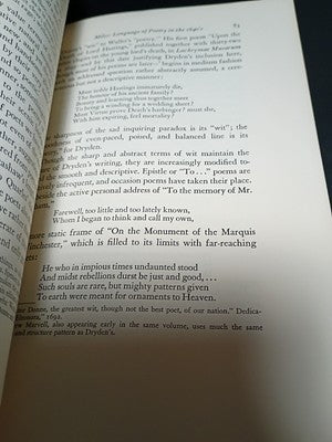 The Primary Language of Poetry in the 1640's by Josephine Miles -1948 Paperback