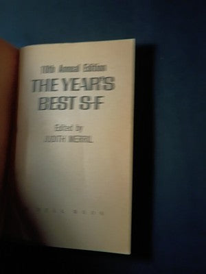 10th Annual Edition The Year's Best SF Science Fiction Delacorte HC/DJ BCE 1965