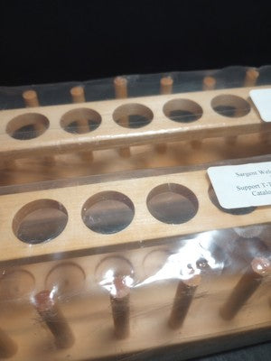 lot of 2 Test Tube Rack Wooden -resistant Lab Supplies for Laboratory 10 place