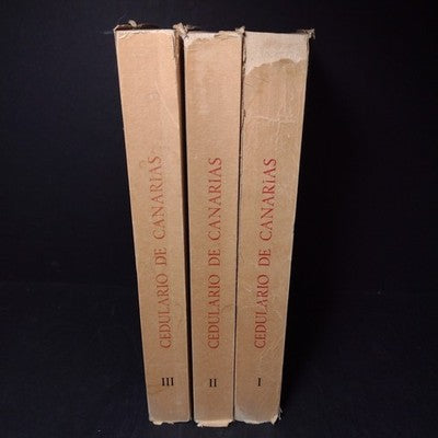 Cedulario De Canarias 1, 2, 3 Francisco Morales Padron, 1970 3 Paperbacks Total