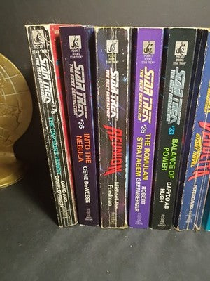 Star Trek The Next Generation 11 Book Bundle