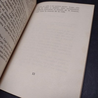 Editorial Patria: Lope y Calderon por Alvaro Arauz 1961 Spanish Paperback 3rd Ed