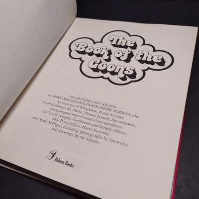 The Book Of The Goons By Spike Milligan -1974 Hardcover - Acceptable Condition