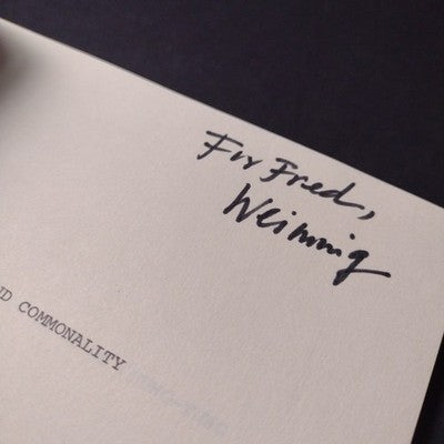 Centrality and Commonality: An Essay on Chung-yung, Tu Wei-ming -Signed by Auth
