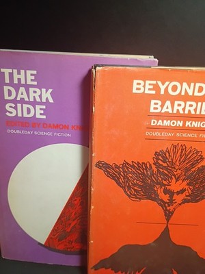 Damon Knight Hardcover Books Bundle, 6 Books Total: Dark Side, EV, Beyond, +More