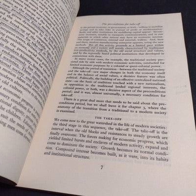 The Stages of Economical Growth: A Non-Communist Manifesto by W.W. Rostow - 1964