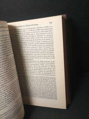 Toward a General Theory of Action by Talcott Parsons -Hardcover 1952 Psychology