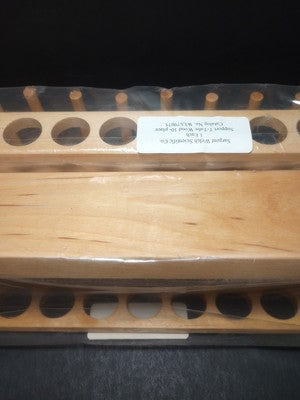 lot of 2 Test Tube Rack Wooden -resistant Lab Supplies for Laboratory 10 place