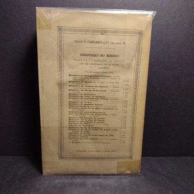 Bibliotheque Des Memoires Relatifs: A L'Histoire De France 1877 French Paperback