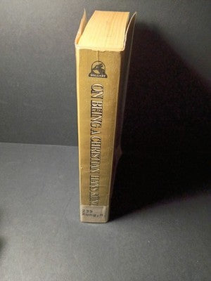 On being a Christian Kung, Hans hardcover 1978 printing