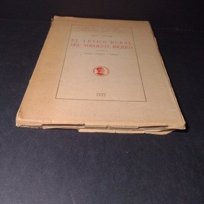 El Lexico Rural Del Noroeste Iberico por Fritz Kruger - 1947 Spanish Paperback