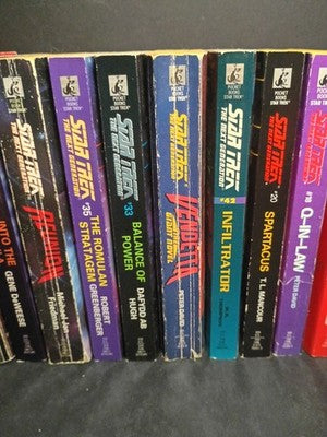 Star Trek The Next Generation 11 Book Bundle
