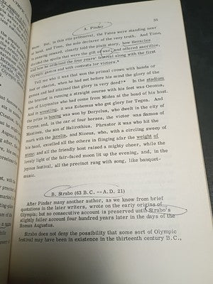 Sources For The History Of Greek Athletics By Rachel Sargent Robinson Exlibris