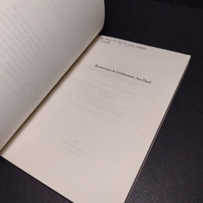 Rosencrantz Guildenstern Are Dead by Tom Stoppard - 1999 Paperback 55th Printing