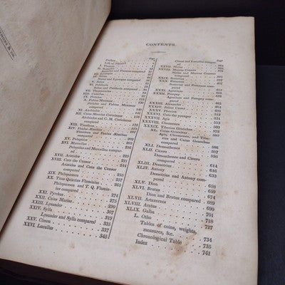Plutarch's lives translated from the original Greek exlibris 1832