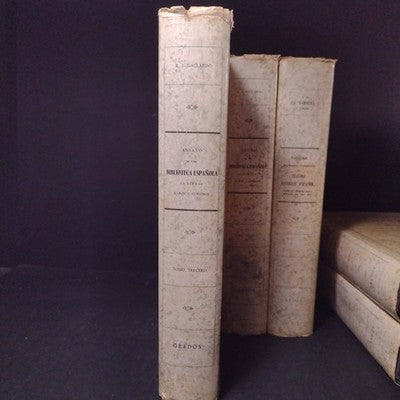 Ensayo De Una Biblioteca Espanola De Libros Raros Y Curiosos Tomo 1 - 4 +