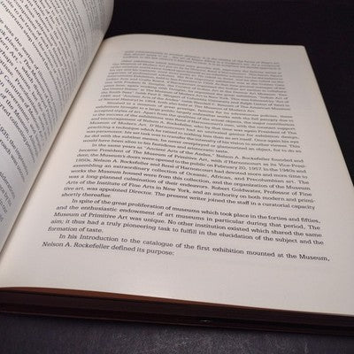 The Nelson A. Rockefeller Collection: Masterpieces of Primitive Art -1978 1st ED
