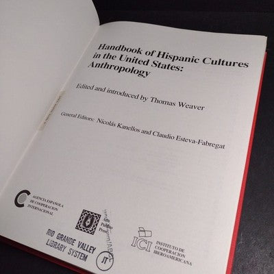 Handbook Of Hispanic Cultures In The United States 2 Book Bundle  1993