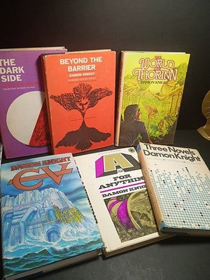 Damon Knight Hardcover Books Bundle, 6 Books Total: Dark Side, EV, Beyond, +More