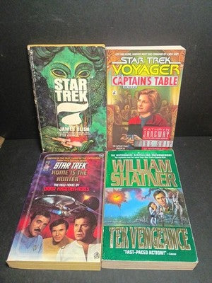 Star Trek 7 And Voyager  4 Book Bundle Paperback