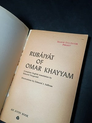 Rubaiyat of Omar Khayyam, Edward Fitzgerald Translation Avon/Bard pb 1965 Illust