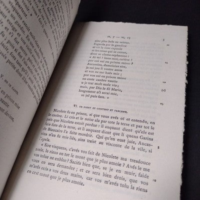 Aucassin Et Nicolette: Chantefable Du XIIIe Siecle par Mario Roques -Deuxieme Ed