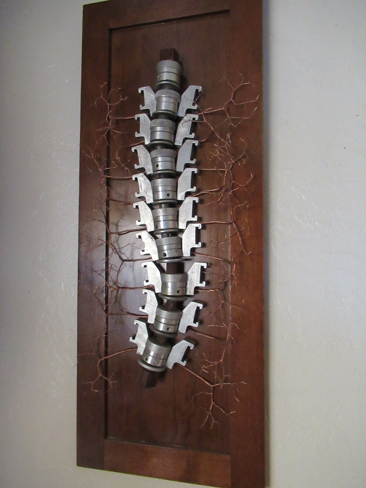 "Metavallo" by C.R. Erskine  Hybrid Wood/Metal Sculpture