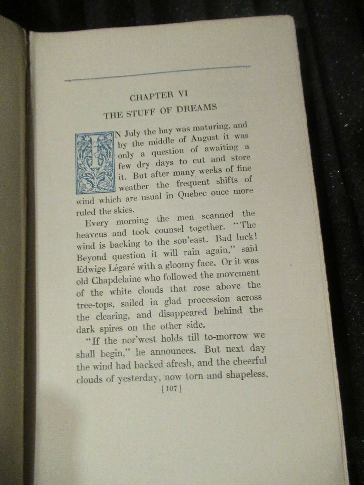 MARIA CHAPDELAINE, Louis Hemon (1922) HC antique .