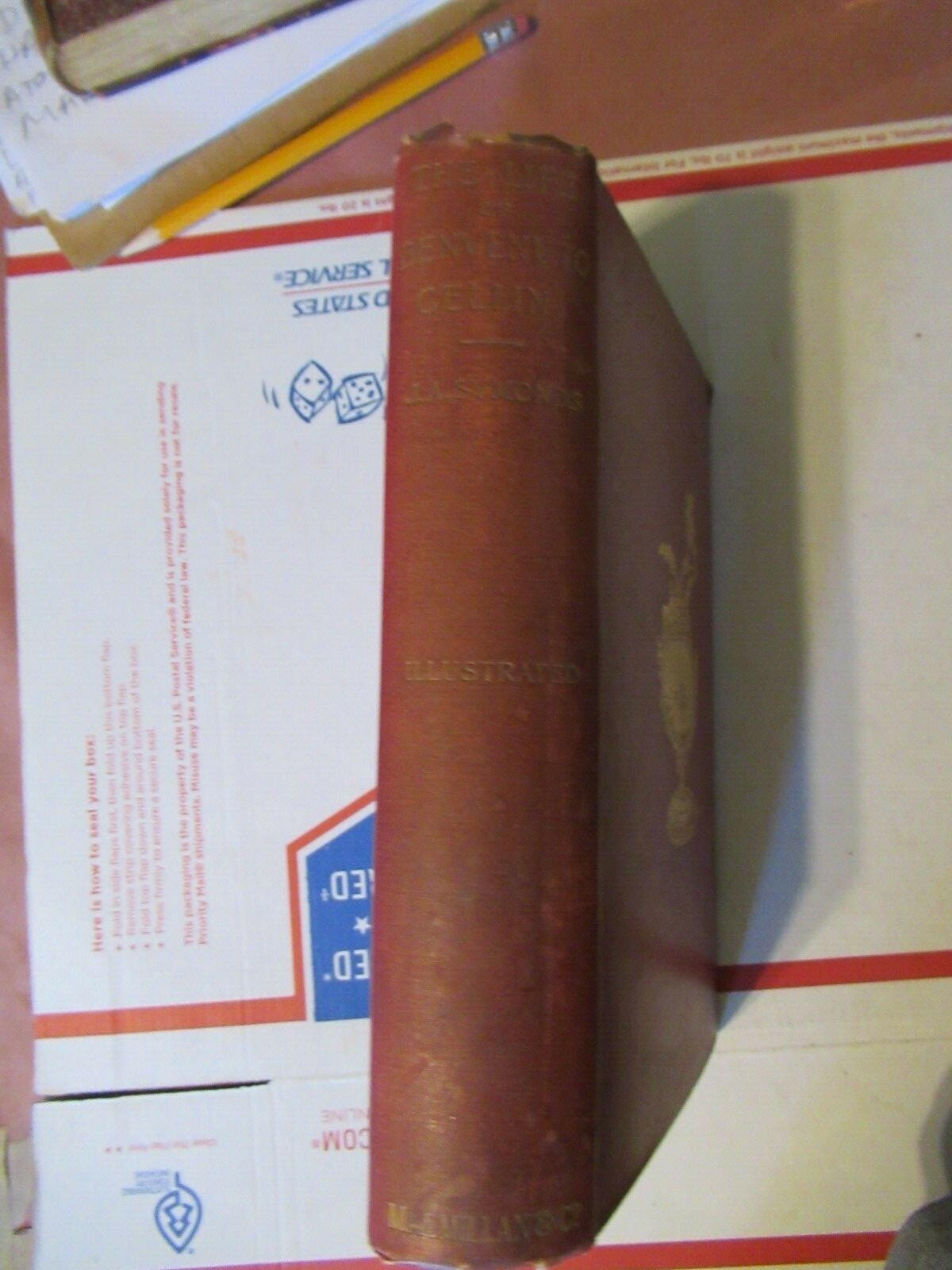 The Life Of Benvenuto Cellini, by Benvenuto Cellini and John A. Symonds -1889 HC