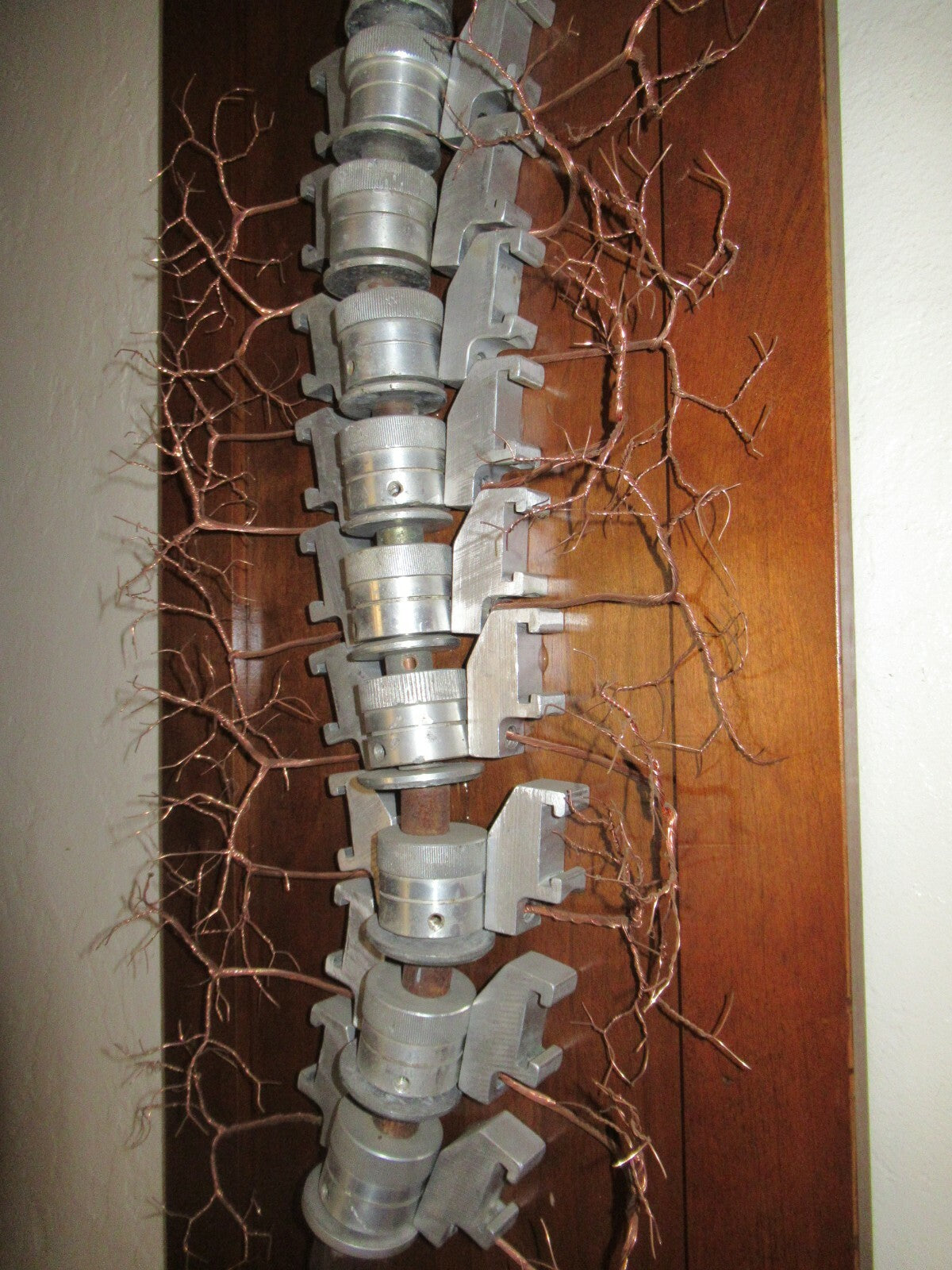 "Metavallo" by C.R. Erskine  Hybrid Wood/Metal Sculpture