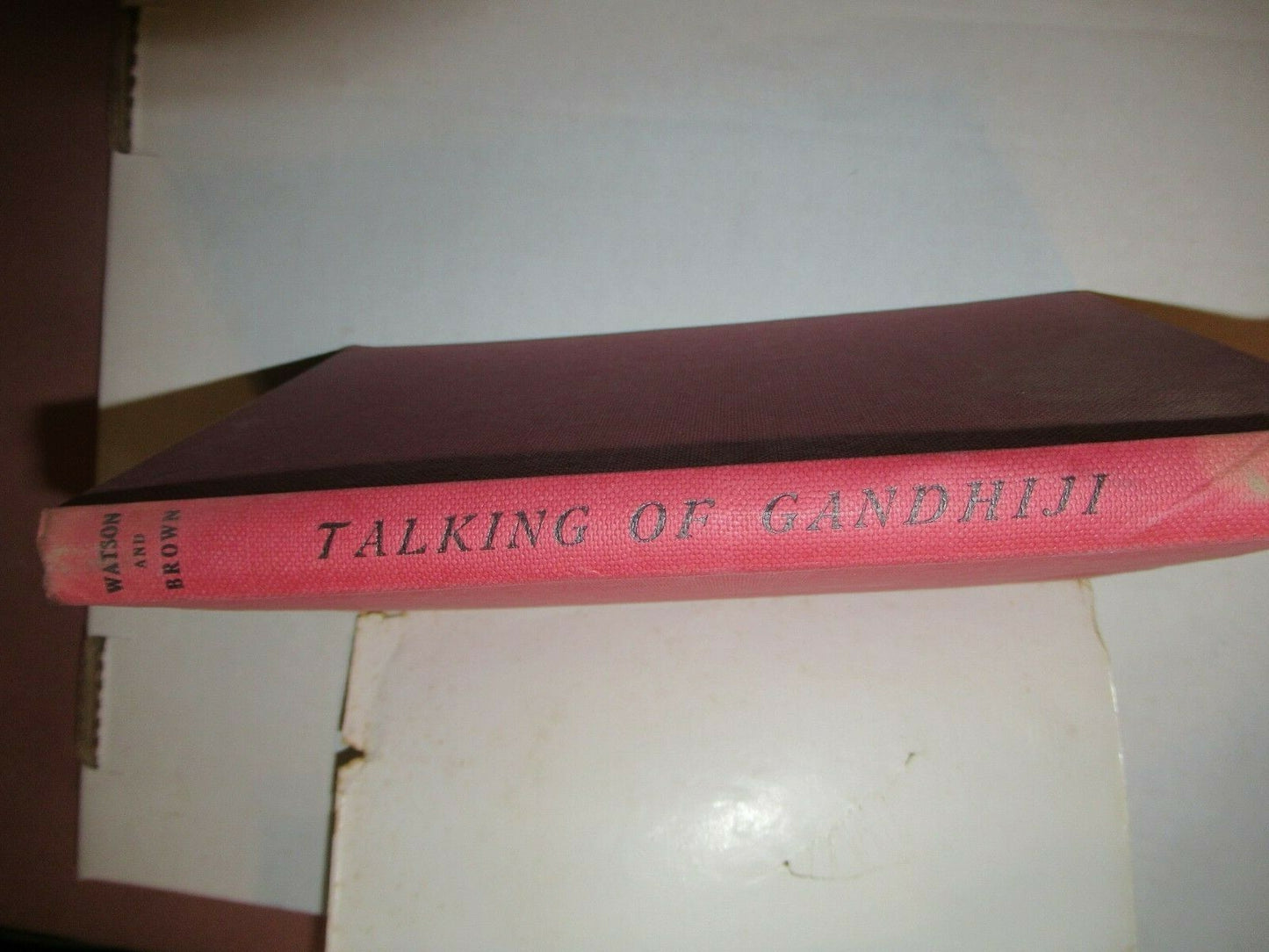Talking Of Gandhiji by Francis Watson -1957 1st Edition -Vintage Hardcover