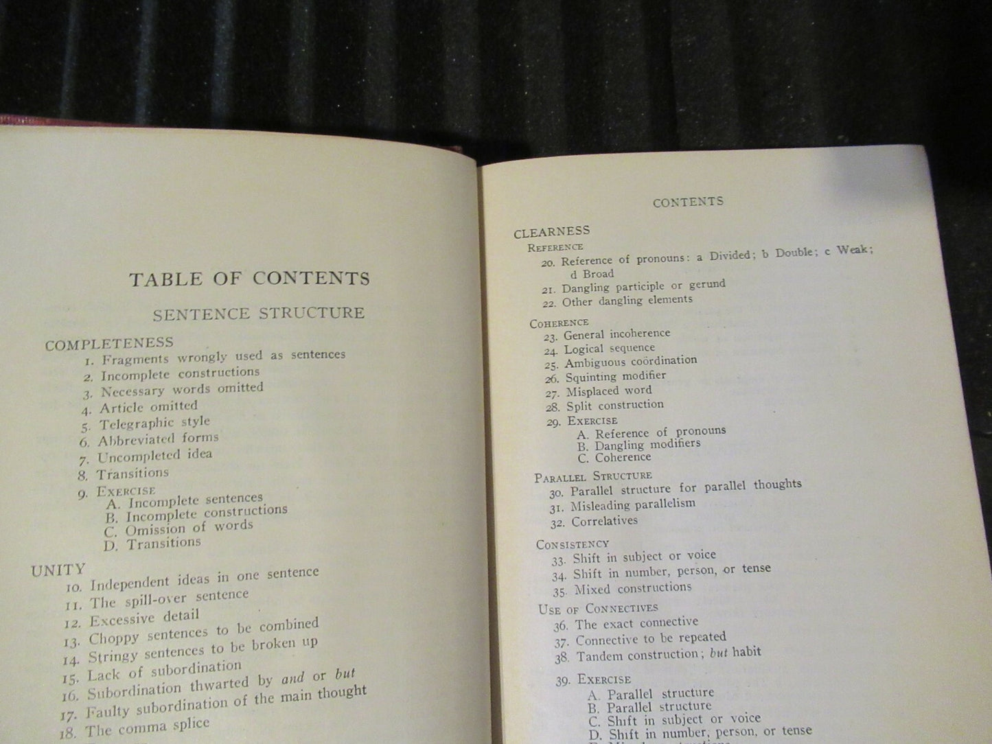 THE CENTURY COLLEGIATE HANDBOOK by Greever & Jones -1924 -Vintage Hardcover