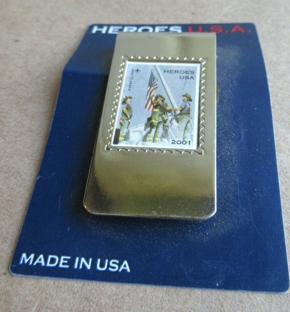 HEROES U.S.A. 2001 U.S. Postal Service Commemorative Money Clip