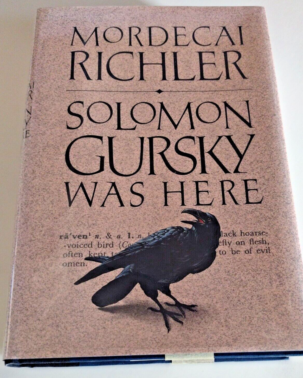 Solomon Gursky Was Here by Mordecai Richler (1990, Hardcover)
