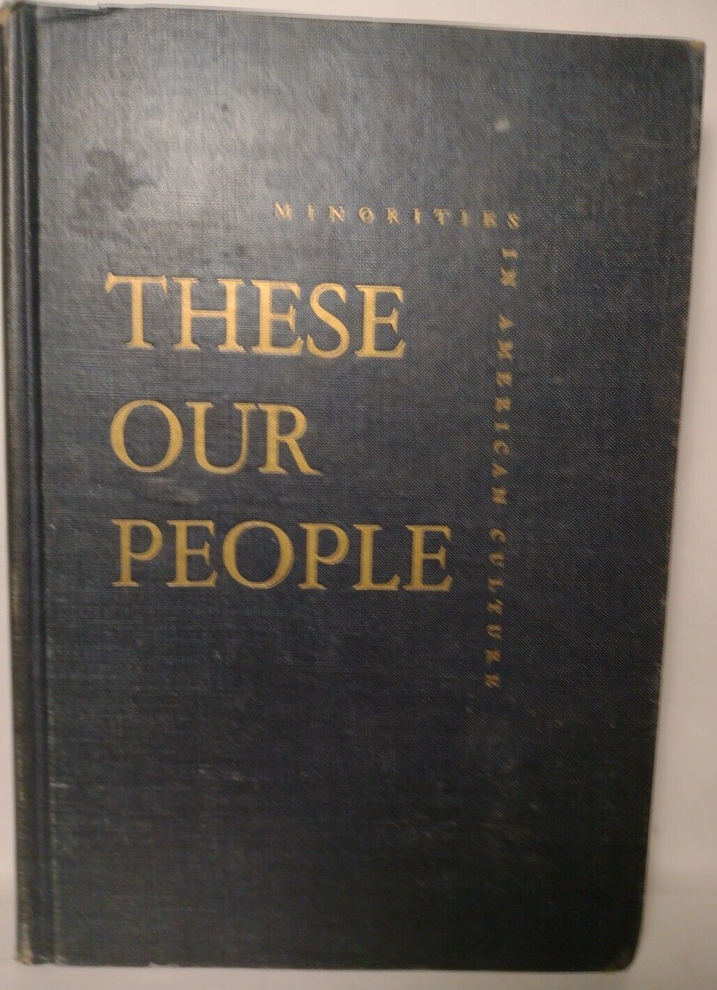 These Our People by R. A. Schermerhorn -1949 -HCnoDJ -Literature