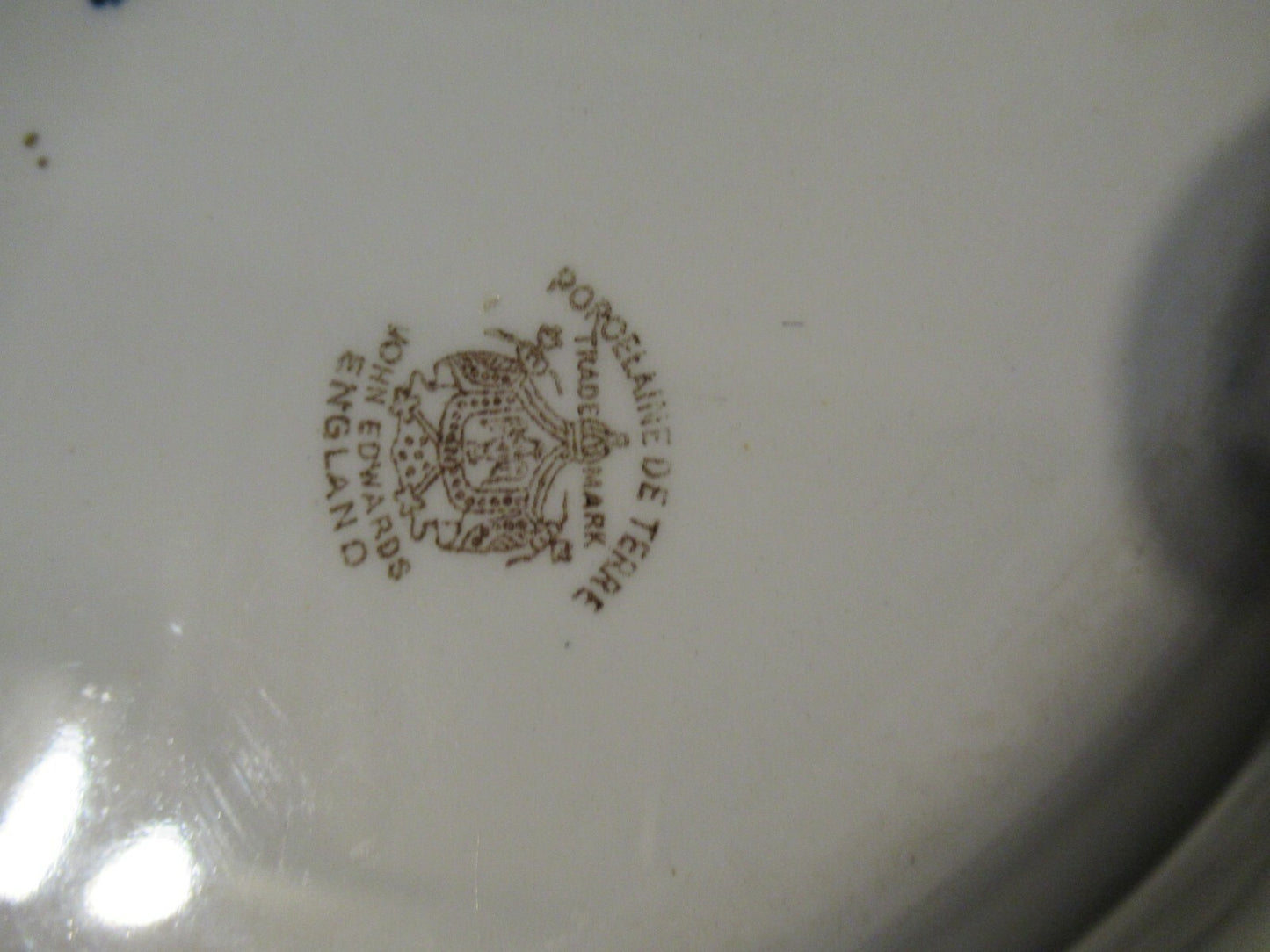 John Edwards Porcelaine De Terre Vegetable Bowl (1880s).