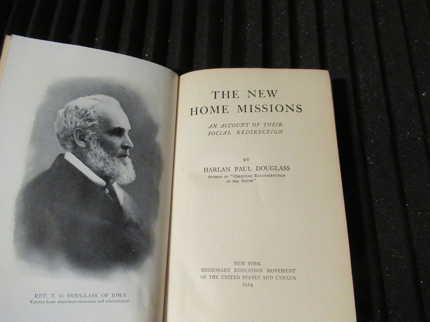 THE NEW HOME MISSIONS by H. Paul Douglass -1914 Hardcover -Religious Literature
