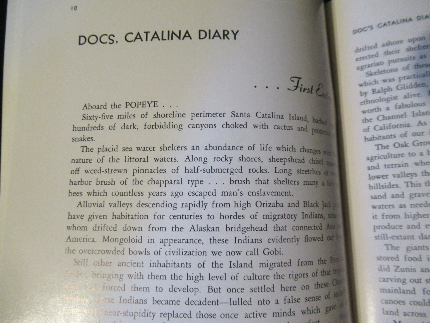 DOC'S CATALINA DIARY, Ruben V. Vaughn (1961).