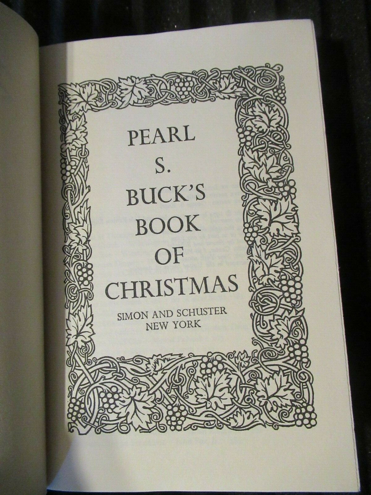 Pearl S. Buck's BOOK OF CHRISTMAS (1974) HC