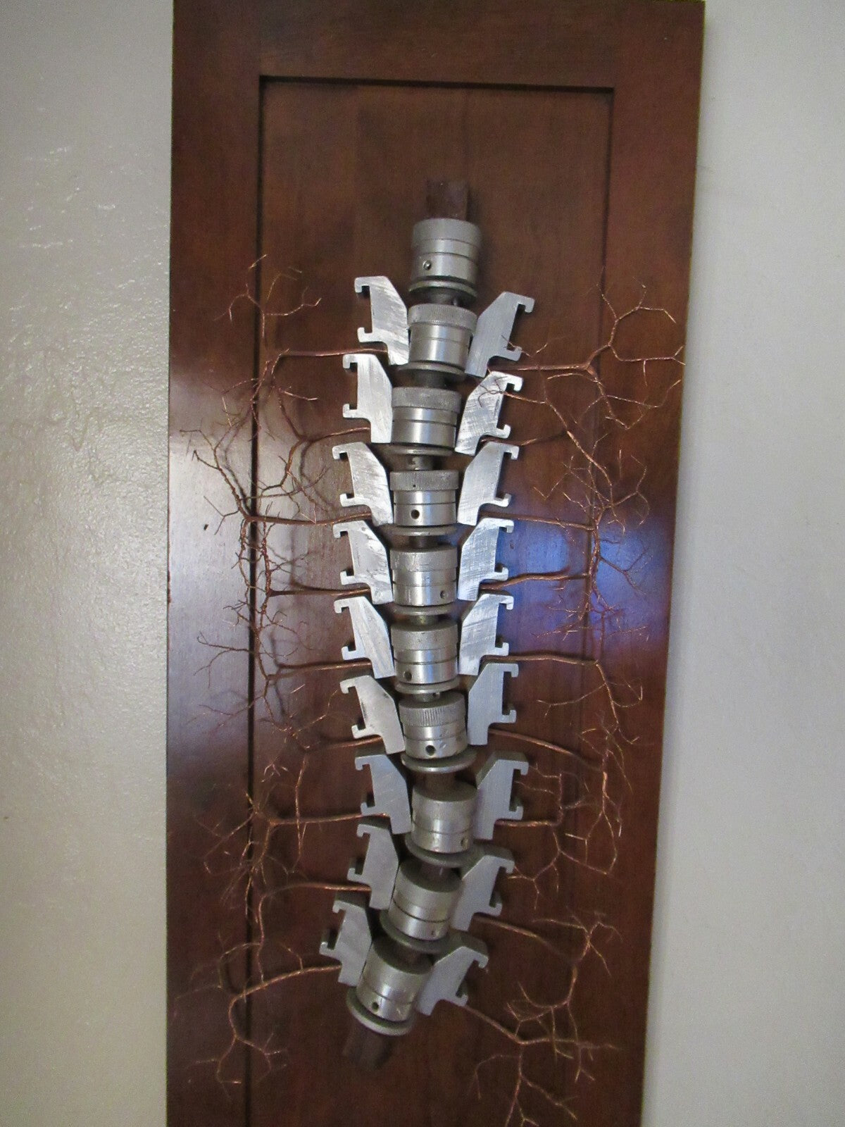 "Metavallo" by C.R. Erskine  Hybrid Wood/Metal Sculpture