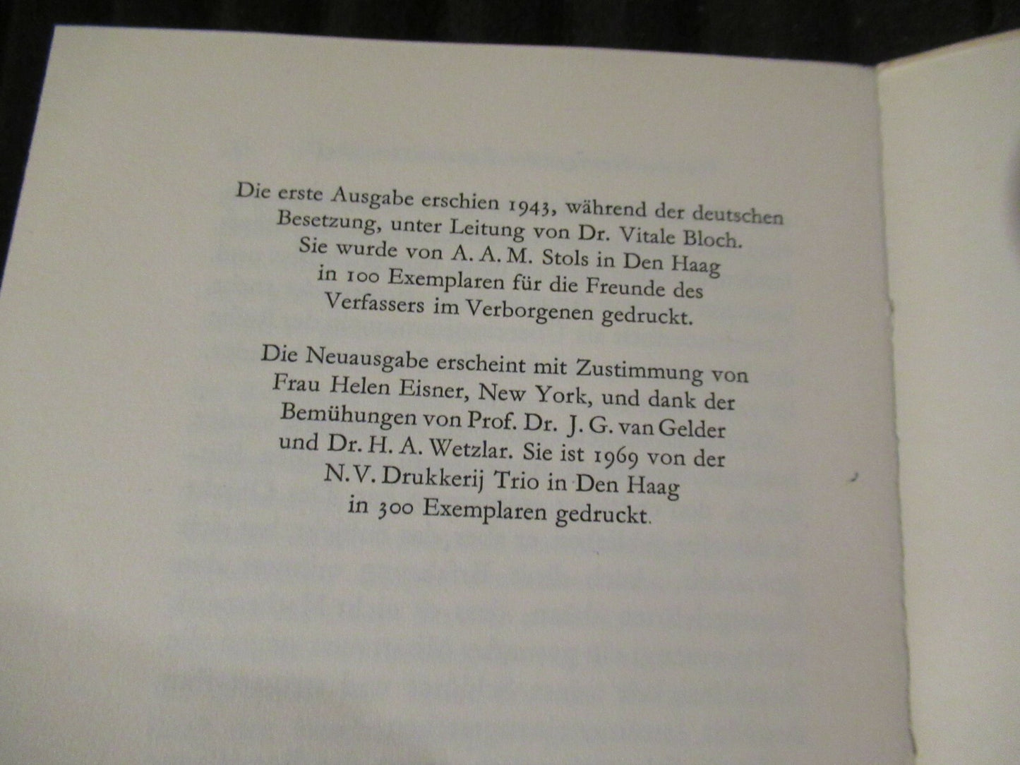 VON DEN GRENZEN DER KUNSTWISSENSCHAFT, Max J. Friedlander -1969 Limited Edition.