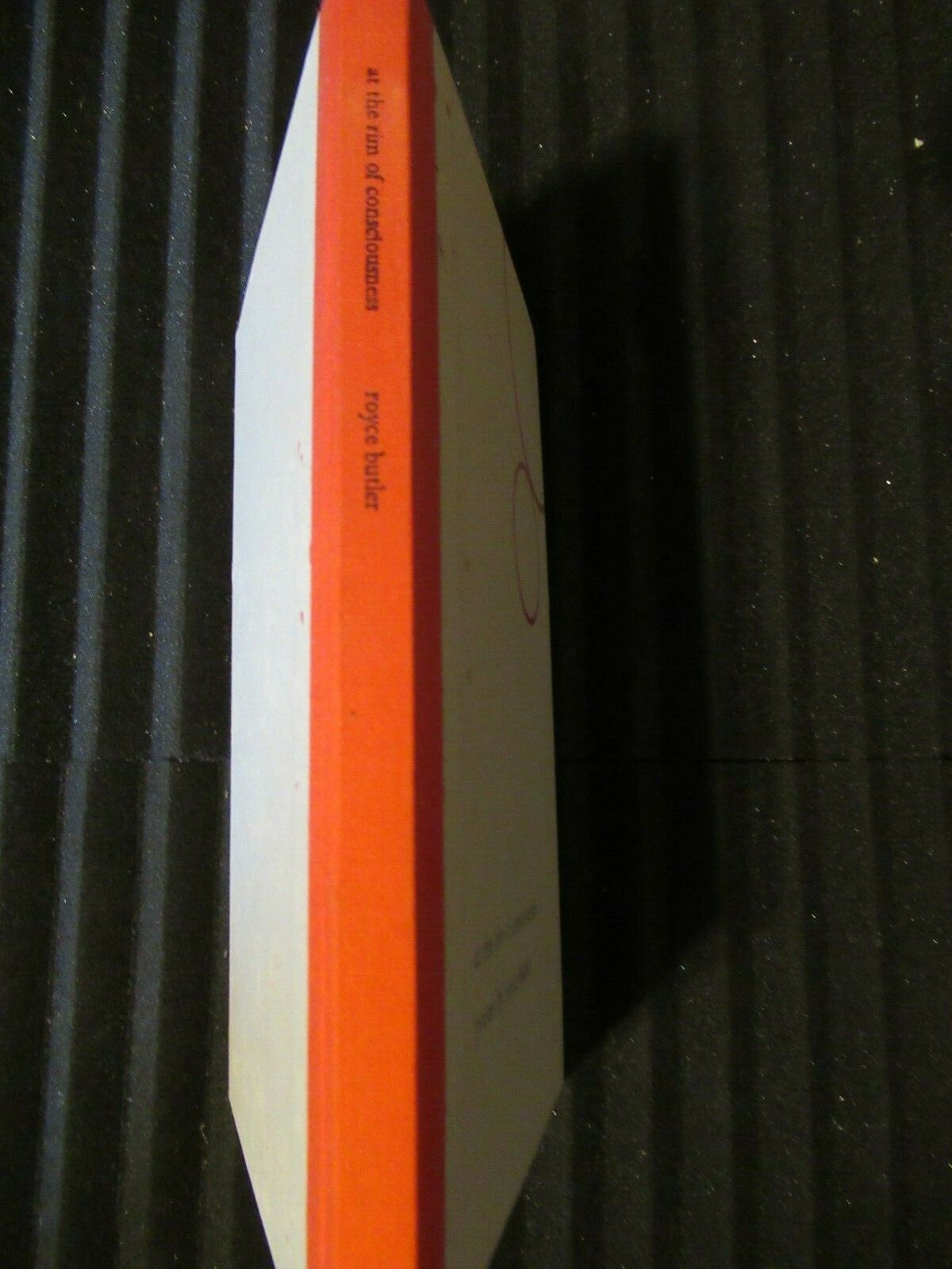 AT THE RIM OF CONSCIOUSNESS: Poems of Royce Butler -1991 1st Edition Hardcover