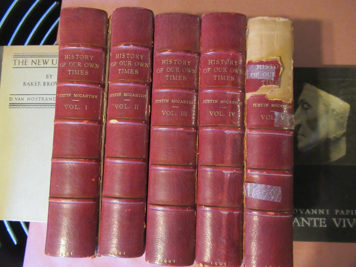 History Of Our Own Times, Justin McCarthy (1901) Complete 5 vols.