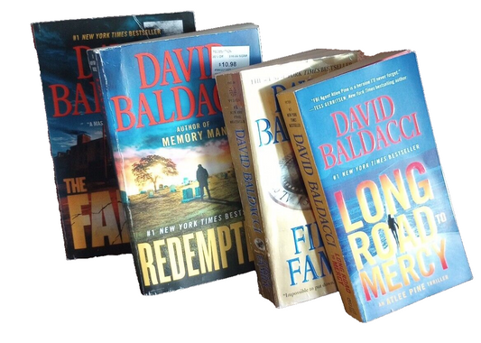 David Baldacci  4 Book Bundle Paperback Fiction the fallen redemption