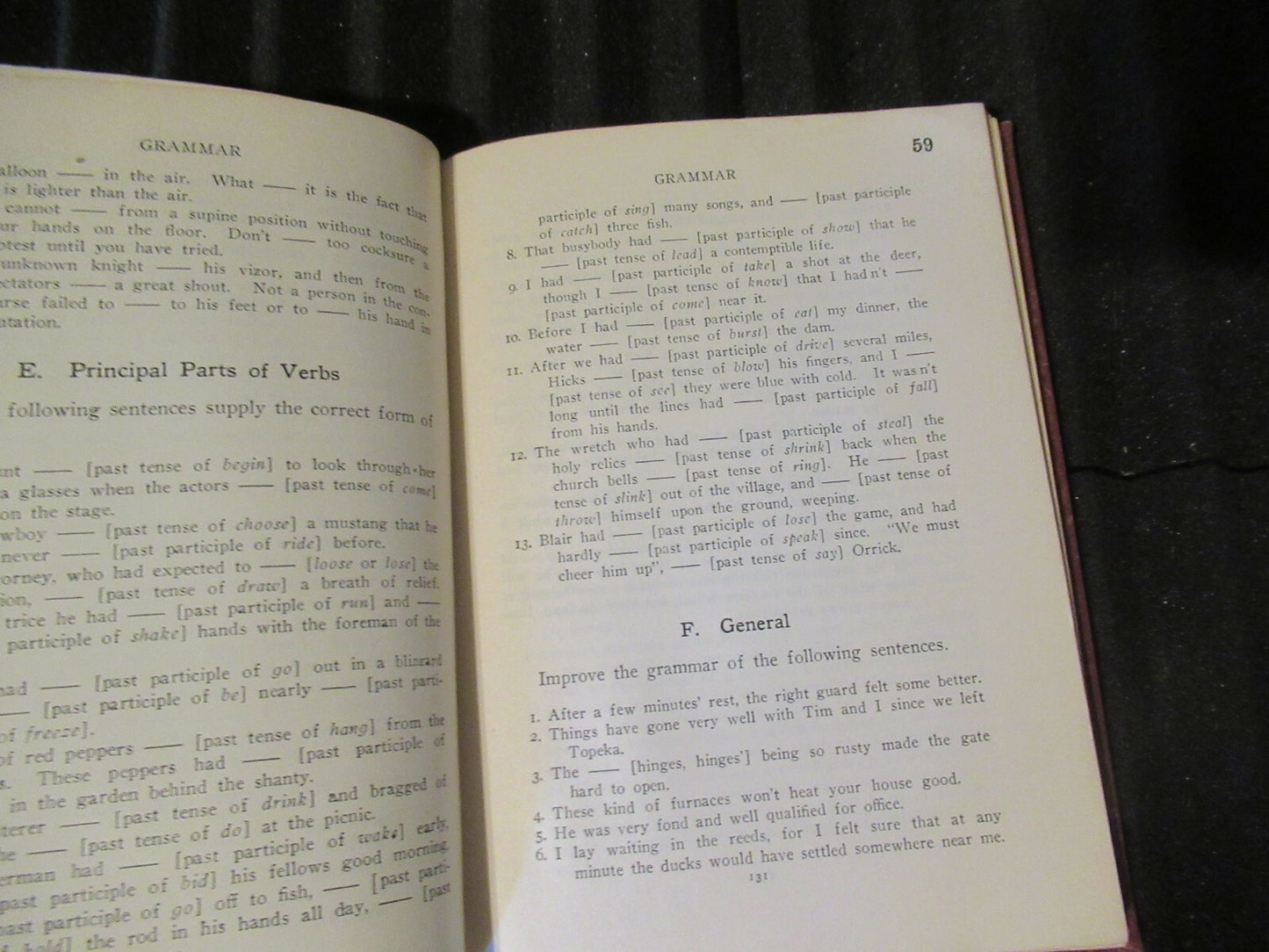 THE CENTURY COLLEGIATE HANDBOOK by Greever & Jones -1924 -Vintage Hardcover