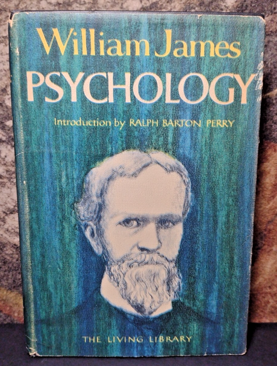 The Living Library: Psychology by William James -Hardcover -1948 -Psychology