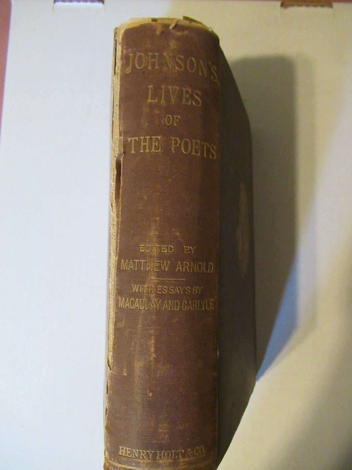 Johnson's Chief Lives of The Poets and Macaulay's Life of Johnson (1879) Antique